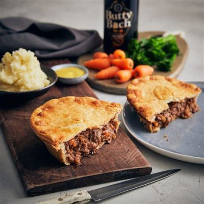  Steak and Ale Pie: Eine herzhafte Symphonie aus zartem Rindfleisch und würzigem Biergeschmack!